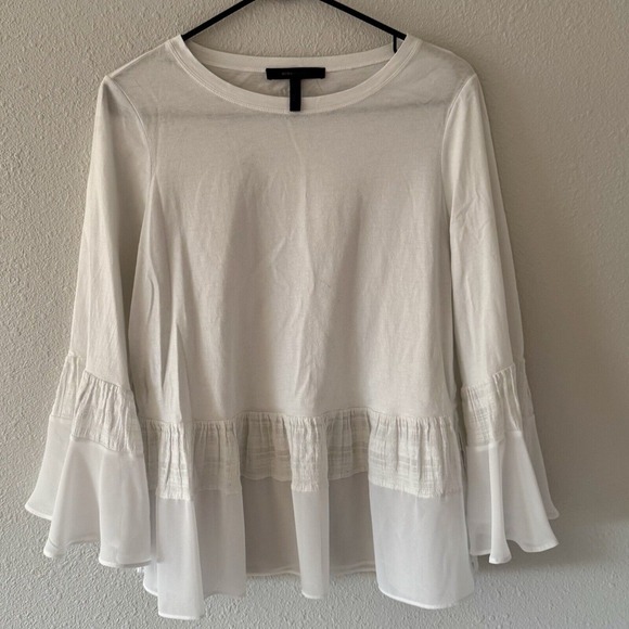 BCBGMaxAzria Tops - BCBG‎ Maxazria Women's Shirt- Flowy w/ Bell Sleeves Size Small